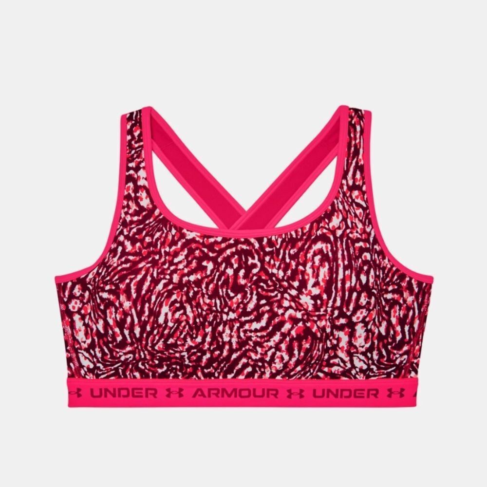 NWT Under Armour Sports Bra Hot Pink 2X 42DD